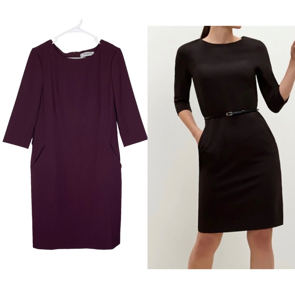 MM Lafleur Etsuko Burgundy Purple Dress